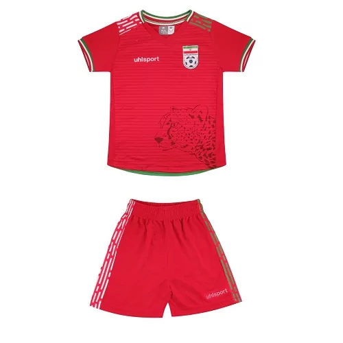 لباس دوم تیم ملی ایارن بچه گانه قرمز 2021