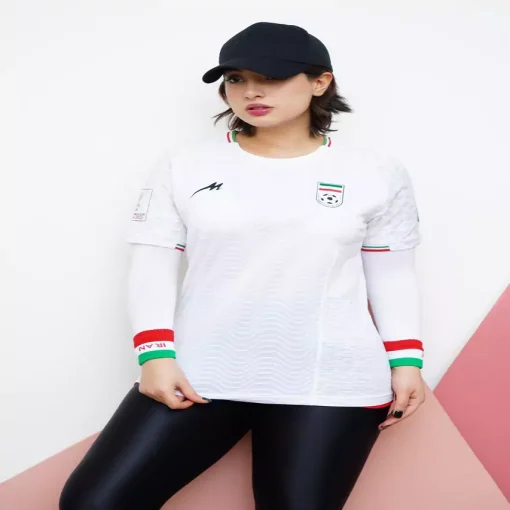 لباس زنانه و دخترانه تیم ملی ایران 2024( ورژن لوگو ژله ای)